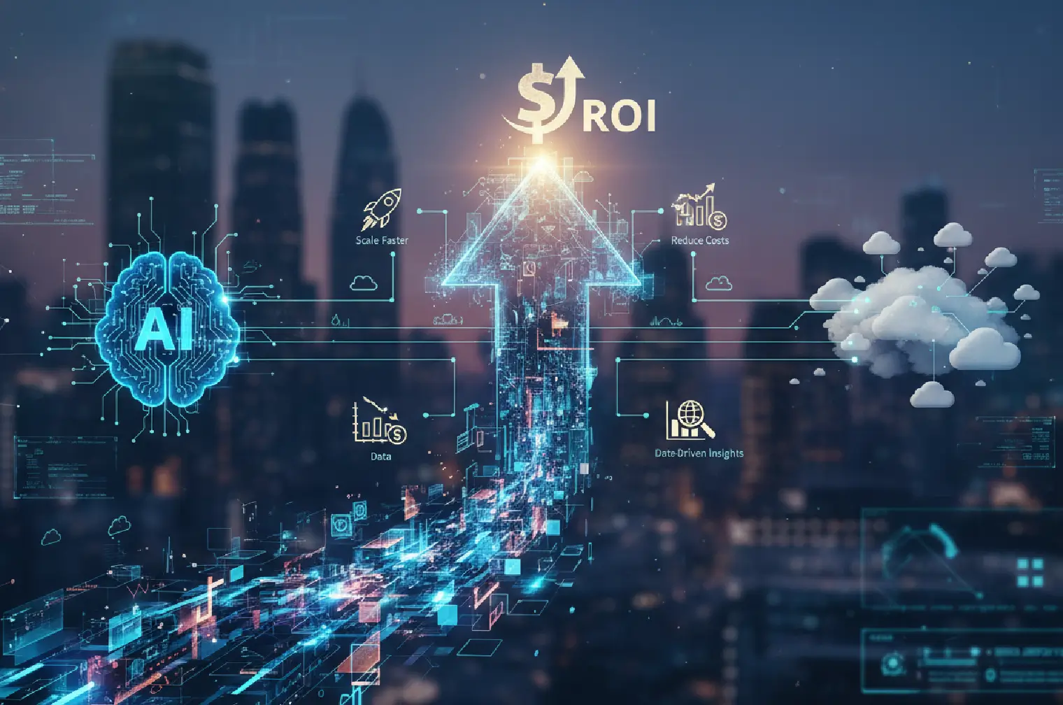 How AI + Cloud + Data Will Drive ROI for SMBs in 2026 (With Real-World Use Cases)